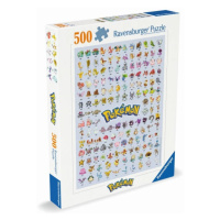 Puzzle Ravensburger Prvních 151 Pokémonů  - 500 dílků