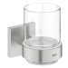 Sklenička Grohe Start Cube Accessoriess držákem supersteel 41097DC0