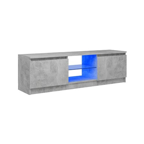 SHUMEE s LED osvětlením betonově šedý 120 × 30 × 35,5 cm