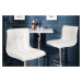 LuxD Designová barová židle Modern White