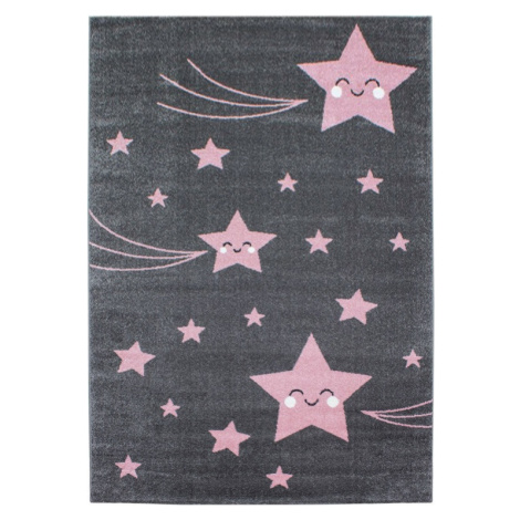Ayyildiz koberce Dětský kusový koberec Kids 610 pink Rozměry koberců: 120x170