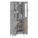 vidaXL Skříň highboard betonově šedá 69,5x34x180 cm kompozitní dřevo