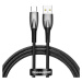 Kabel USB cable for USB-C Baseus Glimmer Series, 100W, 1m (Black)