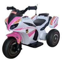 Mamido Dětská elektrická motorka policie GTM5588-A růžová