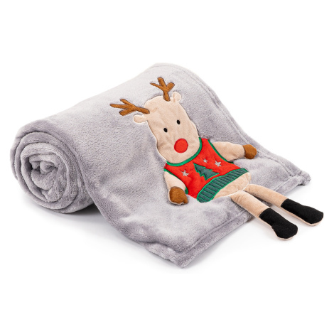 4Home Vánoční deka Xmas Reindeer