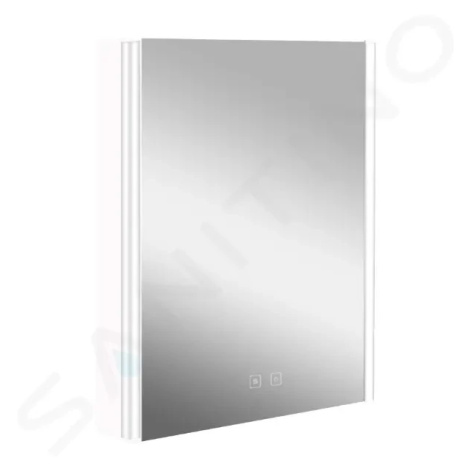 Kielle Arkas I Zrcadlová skříňka s LED osvětlením, vyhříváním a USB portem, 55x70x13 cm, bílá 50
