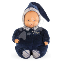 Panenka Babipouce Navy Blue Starry Dreams Mon Doudou Corolle s hnědýma očima a špulící rty 28 cm