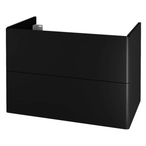 MEREO Siena, kúpeľňová skrinka 80 cm, čierna mat CN441S