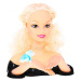mamido  Česací hlava panenky na stylizaci účesu Blond