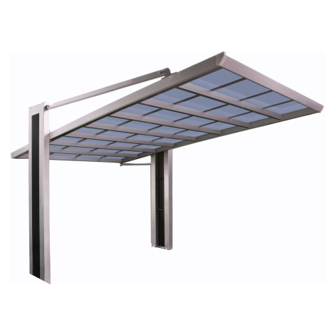 Ximax Přístřešek na auto My-Port Typ 150 Typ 2850-SH vzhled oceli  305 x 579 cm