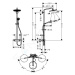 Hansgrohe 26794000 - Sprchový set Showerpipe 280 s termostatem, EcoSmart 9 l/min, chrom