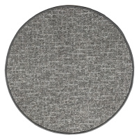 Vopi koberce Kusový koberec Alassio hnědý kruh - 80x80 (průměr) kruh cm