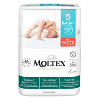 MOLTEX Pure & Nature Junior Natahovací plenkové kalhotky 9 -14 kg 20 kusů