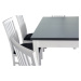 Stůl Modena 1 Barva desky: Bílá, Barva podstavy: Černá