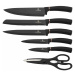BERLINGERHAUS Sada nožů ve stojanu 7 ks Black Rose Collection BH-2501