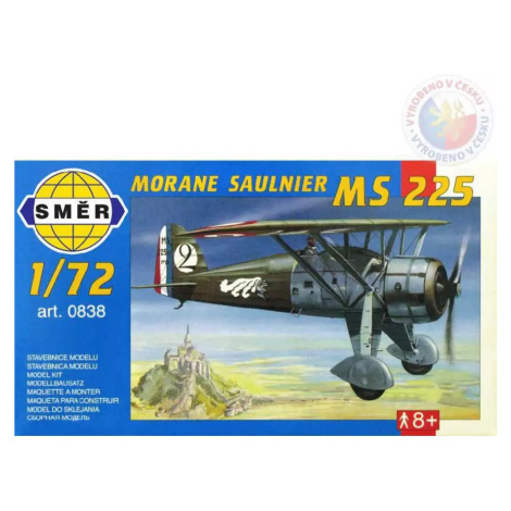 SMĚR Model letadlo Morane Saulnier MS 225 1:72 (stavebnice letadla) BAYO.S