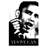 Plakát, Obraz - Obama - Yes We Can, 61 × 91.5 cm