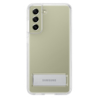Zadní kryt se stojánkem pro Samsung Galaxy S21 FE, EF-JG990CTE, transparentní