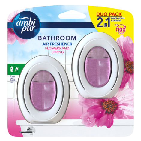 Ambi Pur Bathroom Flowers and Spring Osvěžovač Vzduchu 2 X AmbiPur