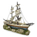Ebi Boat with Sails 38 × 12,5 × 31,5 cm