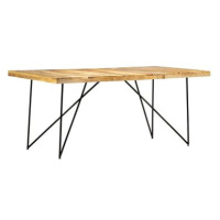 Jídelní stůl 180x90x76 cm masivní mangovníkové dřevo 282880