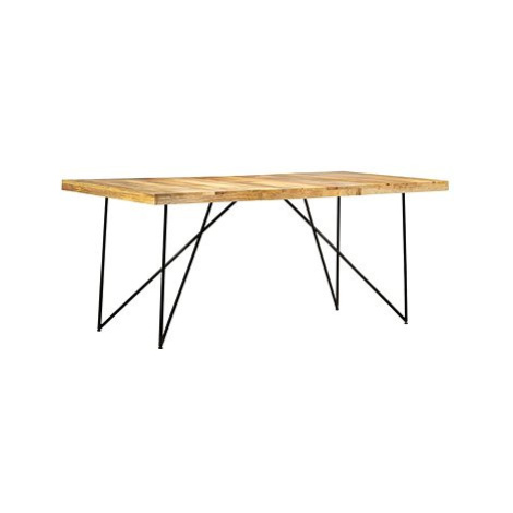 Jídelní stůl 180x90x76 cm masivní mangovníkové dřevo 282880 SHUMEE