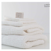 Bílé ručníky a osušky v sadě 3 ks Honeycomb – Linen Tales