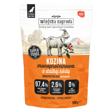Wiejska Zagroda Monoprotein Adult 500 g - Kozí