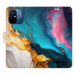 iSaprio Flip pouzdro Colourful Marble pro Xiaomi Redmi 12C