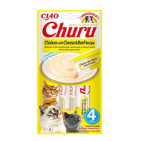 Churu Cat Chicken With Beef & Cheese Recipe 4x14g