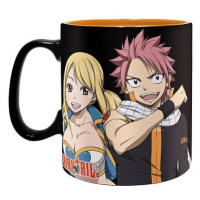 Hrnek Fairy Tail - Lucy, Natsu & Emblem