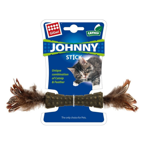 GiGwi Johnny Stick Catnip s oboustr. peříčky