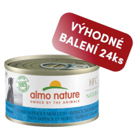 Almo Nature HFC DOG - Tuňák a treska 95g výhodné balení 24ks