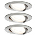 Paulmann Paulmann 93652 - SADA 3x LED GU10/6,1W IP23 Koupelnové podhledové svítidlo 230V