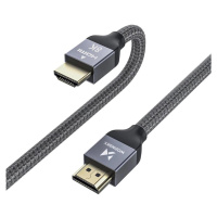 Kabel Wozinsky HDMI 2.1 8K 60 Hz 48 Gb/s / 4K 120 Hz / 2K 144 Hz 2 m stříbrný (WHDMI-20)