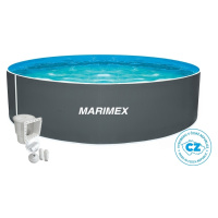 Bazén Marimex Orlando 3,66x0,91 m s příslušenstvím - motiv šedý