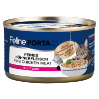 Feline Porta 21 Krmivo pro kočky 6 x 90 g - Čisté kuřecí maso