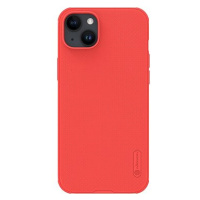 Nillkin Super Frosted PRO Zadní Kryt pro Apple iPhone 15 Plus Red (Without Logo Cutout)