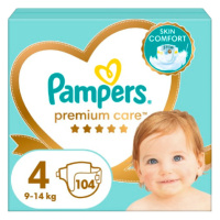 PAMPERS Premium Care plenky vel. 4, 9-14 kg, 104 ks