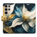 iSaprio flip pouzdro Gold Flowers pro Samsung Galaxy S24 Ultra