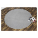 Hanse Home Collection koberce Kusový koberec Nasty 101595 Silber kruh Rozměry koberců: 133x133 (