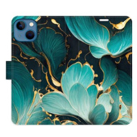 iSaprio flip pouzdro Blue Flowers 02 pro iPhone 13