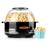 OneConcept Klarstein Couchpotato, černý, popcornovač, elektrické zařízení na přípravu popcornu