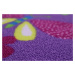 Dětský metrážový koberec Motýlek 5291 - Kruh s obšitím cm