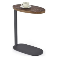 HALMAR Příruční stolek DELPHI ořech / černý