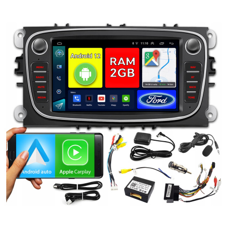 7 Rádio Pro Ford Mondeo Focus Android Canbus