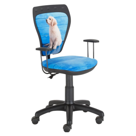 Otáčecí Židle Ministyle Black – Bílý Labrador BAUMAX