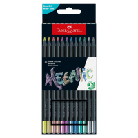 Faber-Castell Faber-Castell, 116415, Black Edition, Supersoft, sada ergonomických pastelek s čer