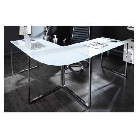 LuxD Kancelářský stůl Atelier bílý - Skladem