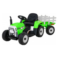 HračkyZaDobréKačky Elektrický traktor s přívěsem, 2.4GHz zelený